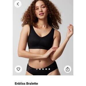 Soma Enbliss Bralette NWT - Black - Size XXL